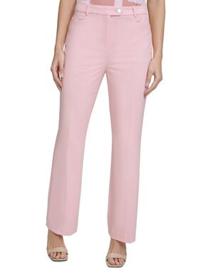 Calvin Klein Petite Lux Modern-Fit Pants - Silver Pink 4P